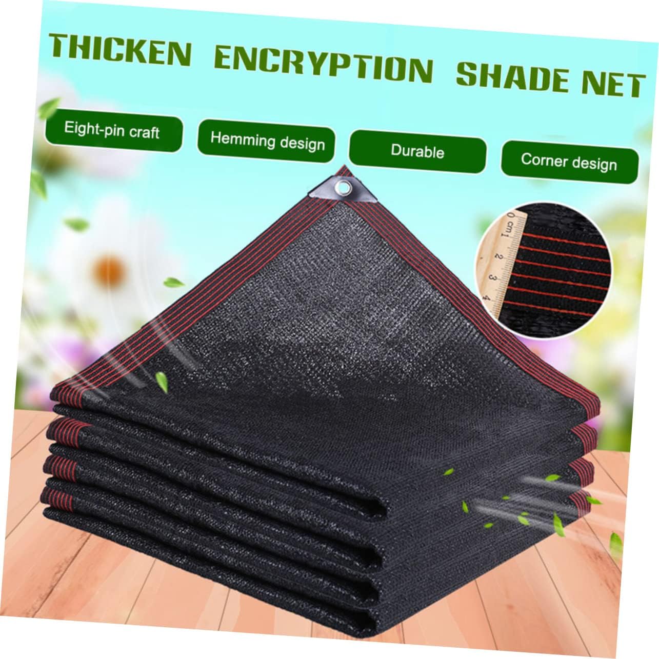 BESPORTBLE 1pc Shade Cloth Cover Uv Sun Block Net for Garden Patio Easy to Install Outdoor Heat Insulation for Playgrounds Pools and Livestock Housing