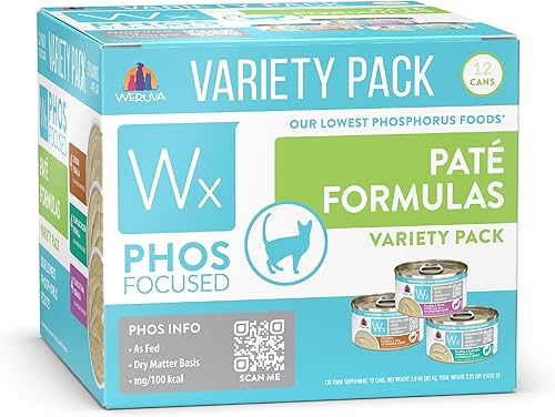 Miniatura 13 de Weruva Wx Phos - Comida húmeda natural para gatos, nuestras fórmulas con el menor contenido de fósforo