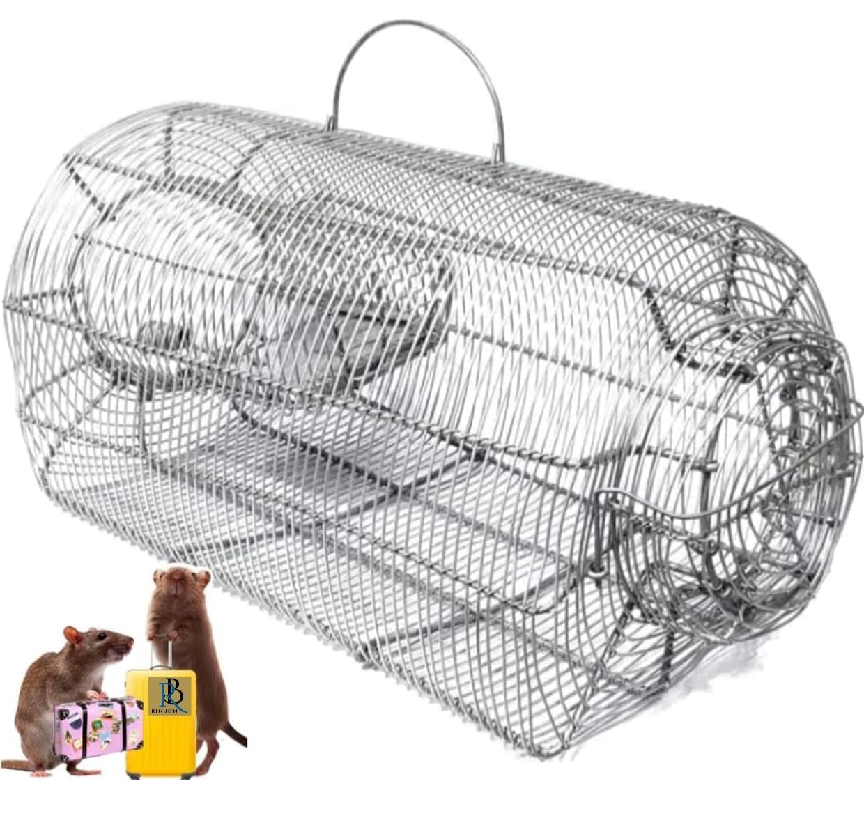 V K Rat, Rodent, Mouse Trap, Iron Catcher- Ultimate/Rat Catcher Cage/Box/Chuhaa Pinjra for Catch Rat - Ultimate Solution to All Rat Problems, Home Office and Restaurant, (Heavy Duty) Pack of 1pc (B0CPSSQFR5) Amazon Price History, Amazon Price Tracker