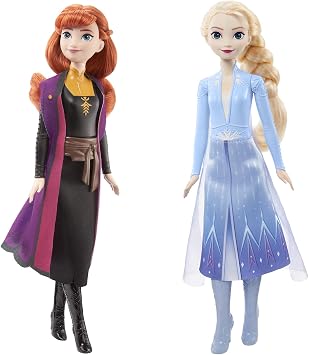 Disney Frozen 2 Anna and Elsa Doll Set of 2