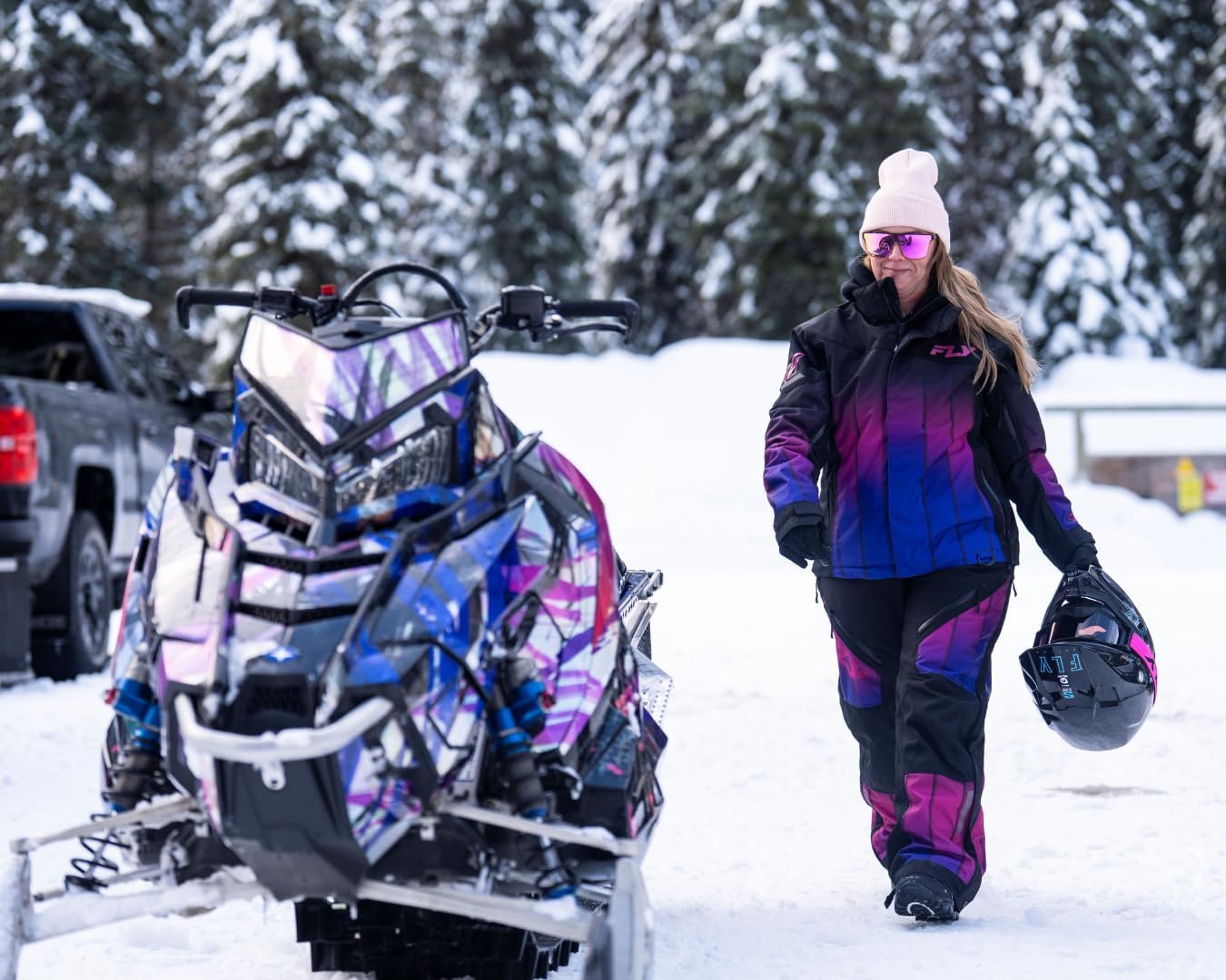 Fly Racing Women’s SNX Pro Set – Waterproof Snowmobile Suit with Removable Liners, Jacket & Bibs, Vented, Reflective Gear