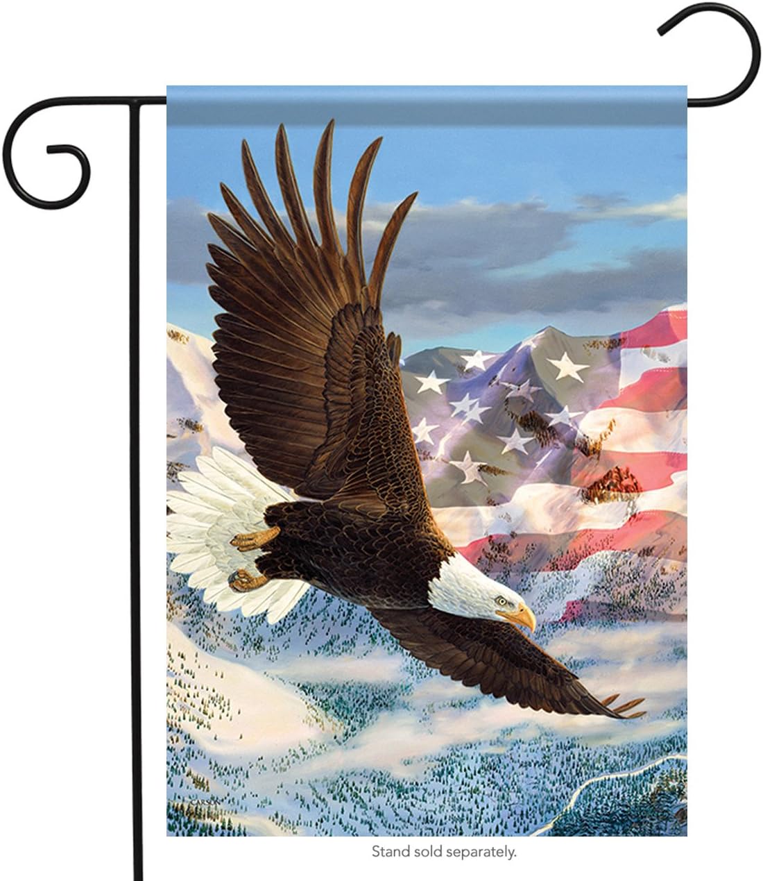 Carson Home Accents Flagtrends Classic Garden Flag, Welcome Chickadee House