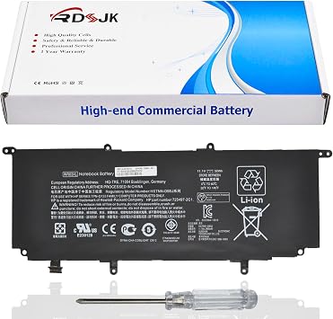 RDSJK WR03XL Laptop Battery for HP Split X2 13-M000 Ultrabook TPN-Q133 HSTN-DB5J HSTN-IB5J 725607-001 725497-1C1 725497-2B1 WR03032XL HSTNN-X 11.1V 32Wh