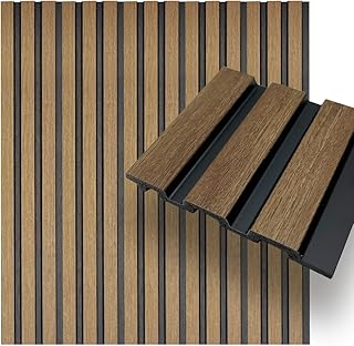 Concord 3D Wall Panels | Sample - Walnut | 4” x 4” | Waterproof Paneling | CO900-70 -M
