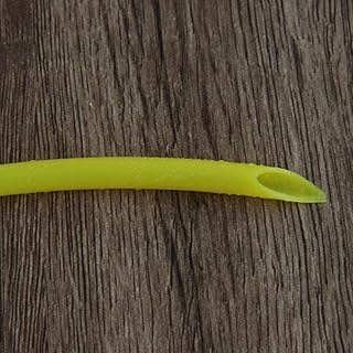 Manguera de caucho de silicona de 0,5 x 1, diámetro interior de 0,5 mm x 1 mm de diámetro exterior, flexible, color amarillo, 10 metros, diámetro interior de 2 mm x diámetro exterior de 3 mm