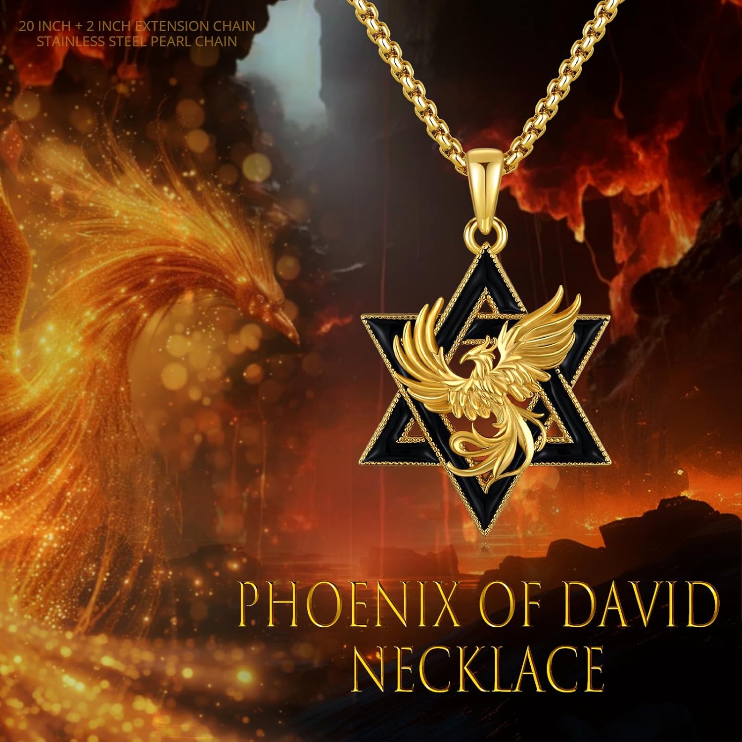 Star of David Necklace 925 Sterling Silver Star of David Pendant Animal/Tree of Life Jewish Jewelry for Men Women - Image 2