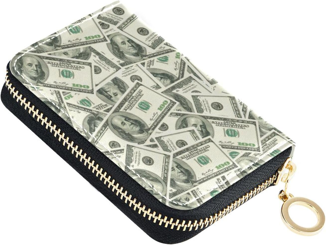 RFID Credit Card Holder Money Hundred Dollar Bill Wallet