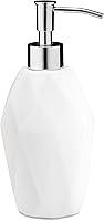 Vista 1 de Essentra Home Modern White Collection Dispensador de jabón con bomba de metal cromado – 12oz