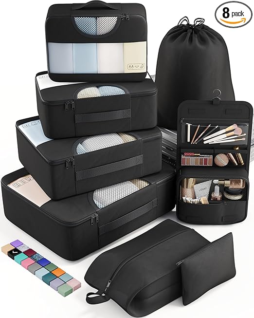 Veken 8 Set Packing Cubes