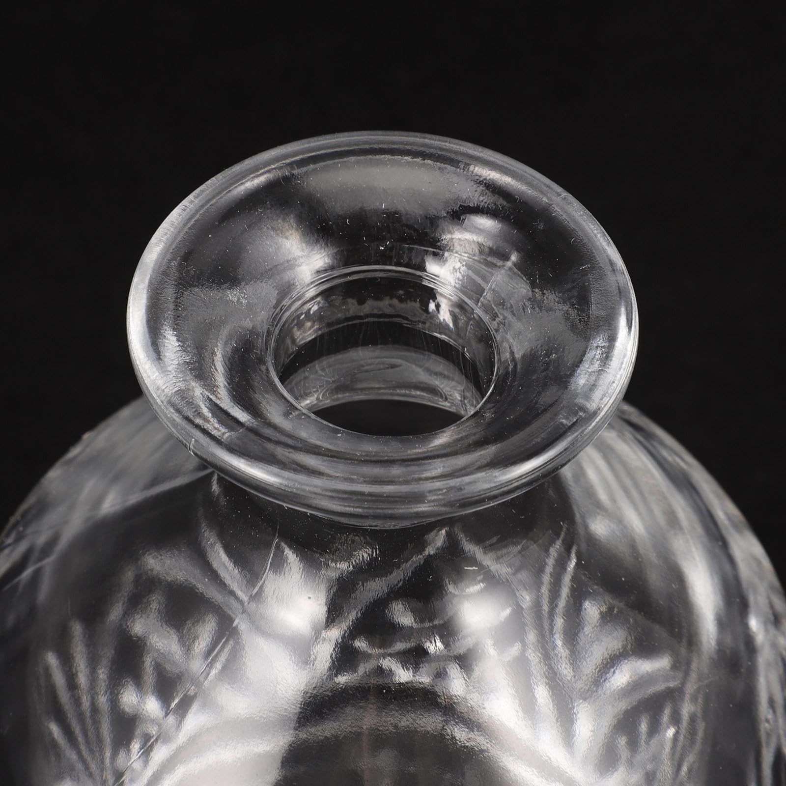Carafe à Whisky Facile à Ouvrir 280ml en Verre Élégante Bouchon en Verre pour et Décantation D'alcool