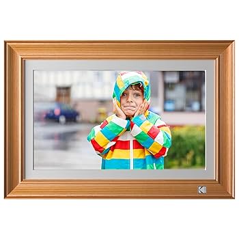 デジタルフォトフレーム　KODAK RWF-109 RWF-109（グレー）｜KODAK（コダック）動画、音楽などいろいろ