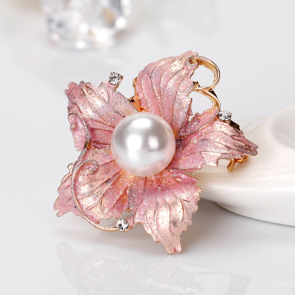 Amazon.co.jp: ブローチファッションピンク桜の花のブローチピン