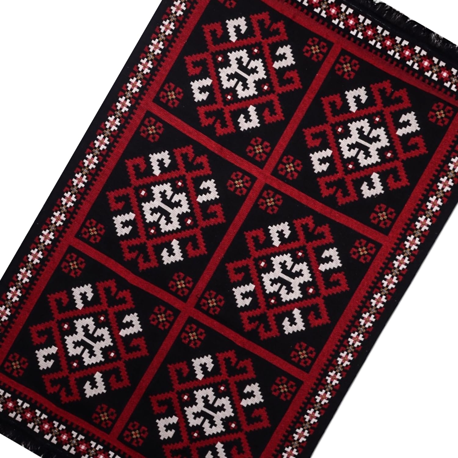 Bigghome Kilim, Makinede Yıkanabilir, Modern Desenli, 80 * 150 cm, SA25MK