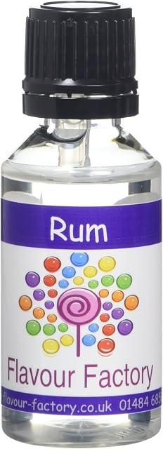 Flavour Factory Rum, Extra Strong Flavour Concentrates 85.5ml (Pack of 3 x 28.5ml Bottles)