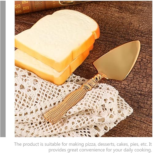 Miniatura 5 de Cabilock Exquisita pala para tartas estilo europeo espátula para hornear práctica pala pizza herramienta para servidores