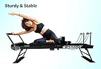 Vista 13 de Pilates Reformer Machine Equipment with Springs & Cords for Home Workout, Foldable Pilates Equipment with Jump Board for All Level Users