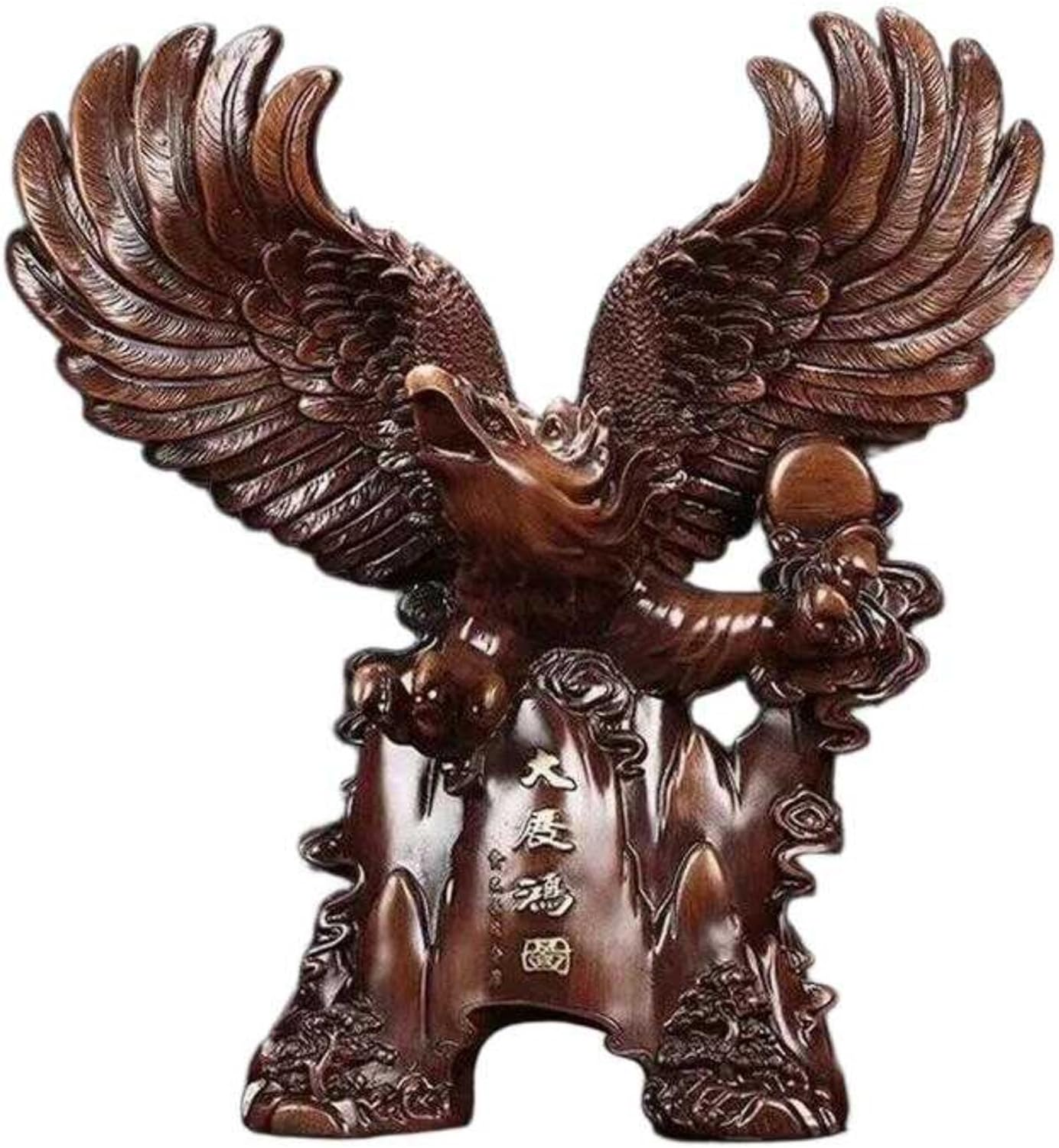 MOYEE 大展宏图老鹰摆件 Crafts for Home Office TV Decoration 招财工艺品公司开业送礼老板办公室桌面摆设 - 1610