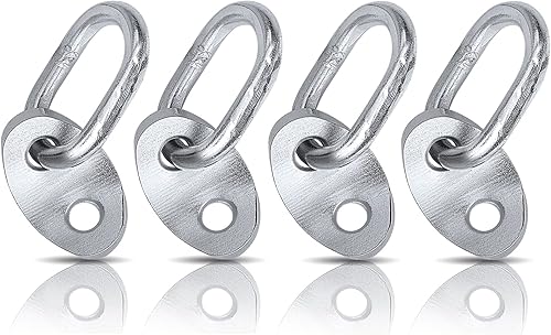 Juego de 4 soportes de elevación 7100, 5,500 libras de capacidad para motor de soporte de elevación para uso con niveladores de carga y eslingas de