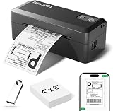 ByteCintia Imprimante d'étiquettes d'expédition Bluetooth, 4x6 Imprimante Etiquette Expedition pour Les Colis et Les Petites Entreprises à Domicile Compatible avec Ebay, Amazon, Etsy, Ups, Shopify - 1