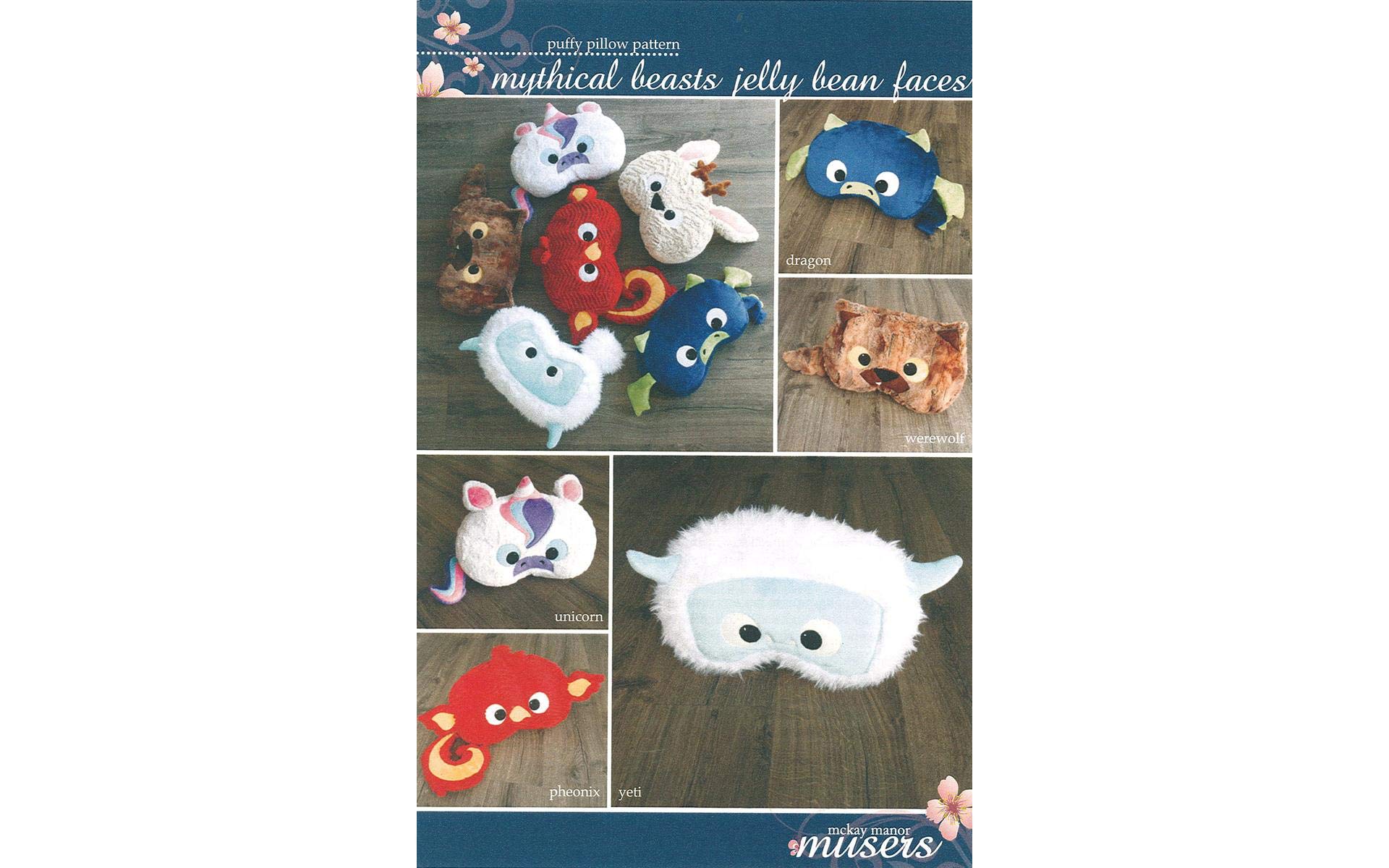 Mckay Manor Musers Mythical Jelly Bean Faces Ptrn