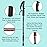 Aihoye Trekking Poles, Collapsible Lightweight Shock-Absorbent Hiking Walking Sticks Adjustable Aluminum Hiking Poles for Women Men Kids, 2 Pack (Black)