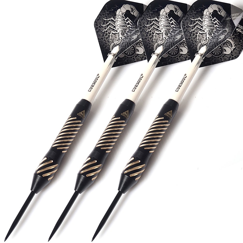 CUESOUL Black Scorpion Deluxe Steel Punte Freccette Set,20g