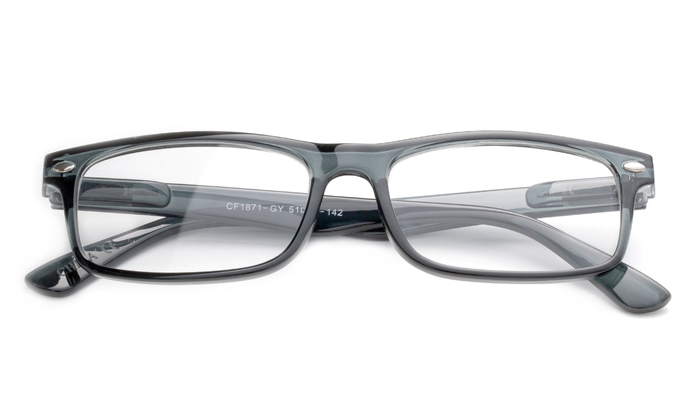 Newbee Fashion Clear Lens Glasses Frame Rectangle Frame Non Prescription Fake Glasses