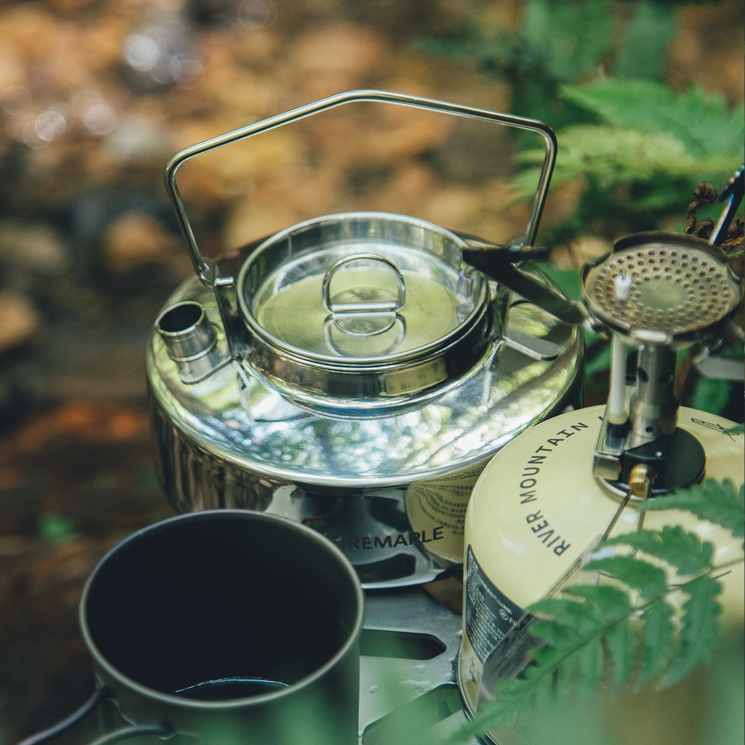 Bollitore Portatile Fire-Maple 1L | Acciaio Inossidabile | Per Campeggio, Trekking E Outdoor | Con Maniglia Pieghevole - Foto 3