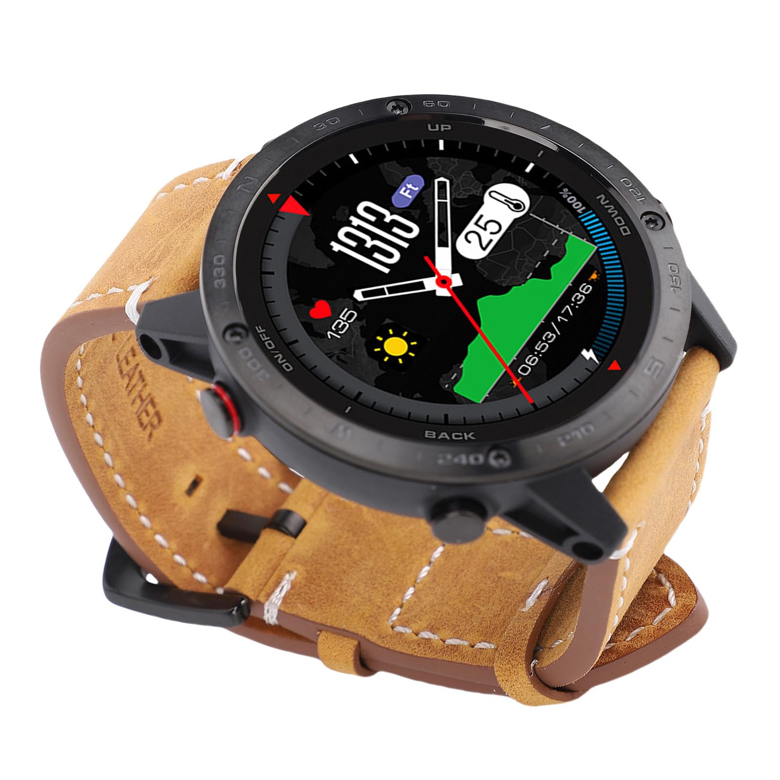 Keenso 1,3-calowy Sportowy Smartwatch, Męski Smartwatch z Czujnikiem Głębokości i Barometrem do ćwiczeń, Nurkowania i Biegania