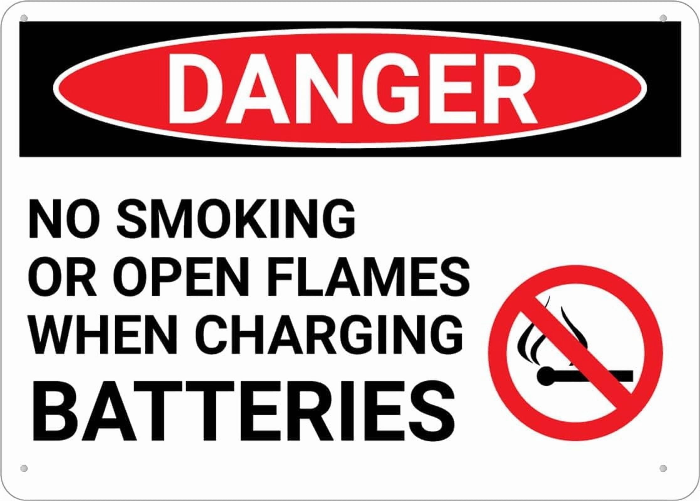 (2-Pack) Metal Tin Sign Danger Cable Buried Here Sign 12X8 Inches, Weather Resistant, Weatherproof, Indoor Or Outdoor