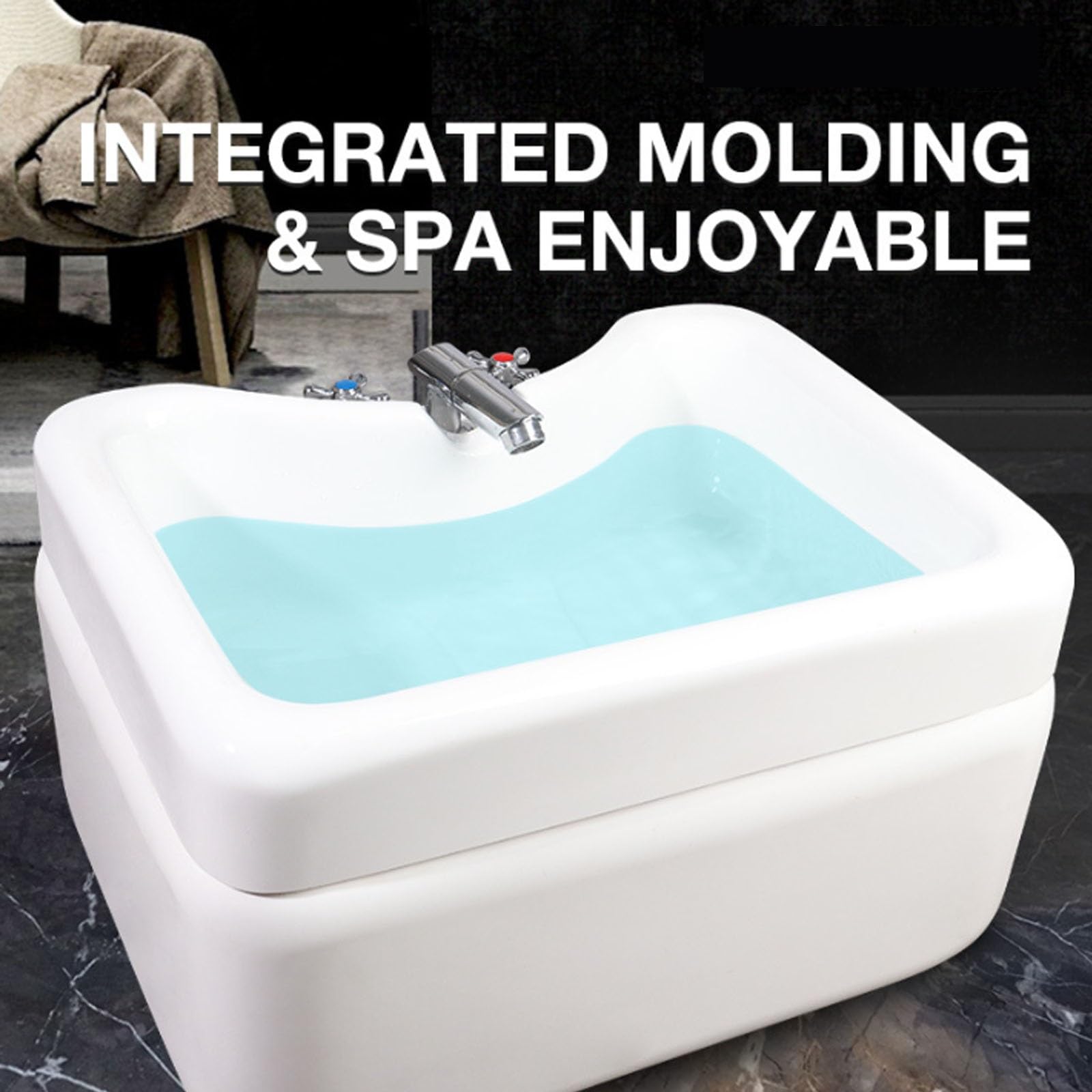 Pediküre-Fußbad, Acryl-Massage-Fußbad, Fußbäder Und Spas, Tragbare Fußbadewanne, Speziell Für Hotel-Fußbad, Club, Stressabbau Bei Müdigkeit Und Müden Füßen