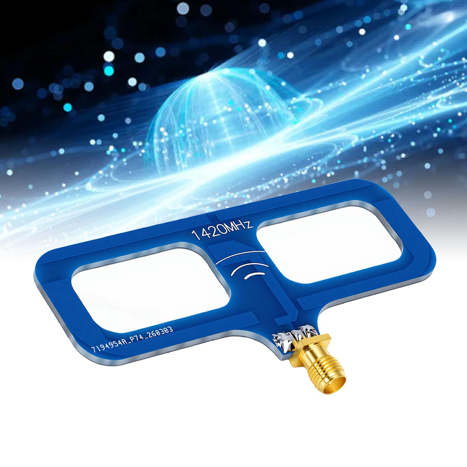 RF da 1,42 GHz, Ad Anello PCB SMA 1330-1530 MHz, con Segnale VSWR Basso da 4,6 DBi 50 W per Dispositivi Remoti di Radioastronomia SDR (Spina femmina)