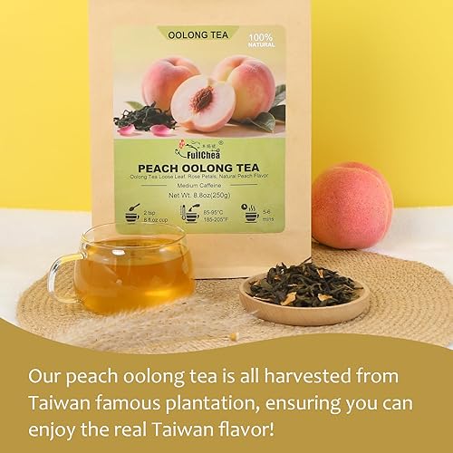Vista 8 de FullChea - Té natural Alishan Oolong Hoja suelta - Té de alta montaña Formosa Oolong - Té de Gaoshan Ulong de Taiwán - Té Oolong verde taiwanés