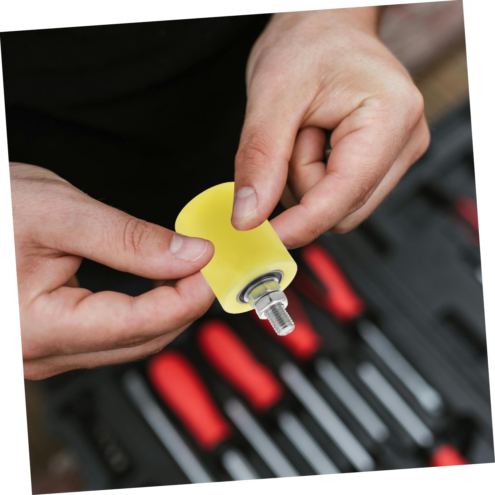 4pezzi Ruote Scorrevoli Nylon Per Cancelli Elettrici Cuscinetti Per Scorrevoli Accessori Per Cancelli Per Ruote Silenziose e Resistenti