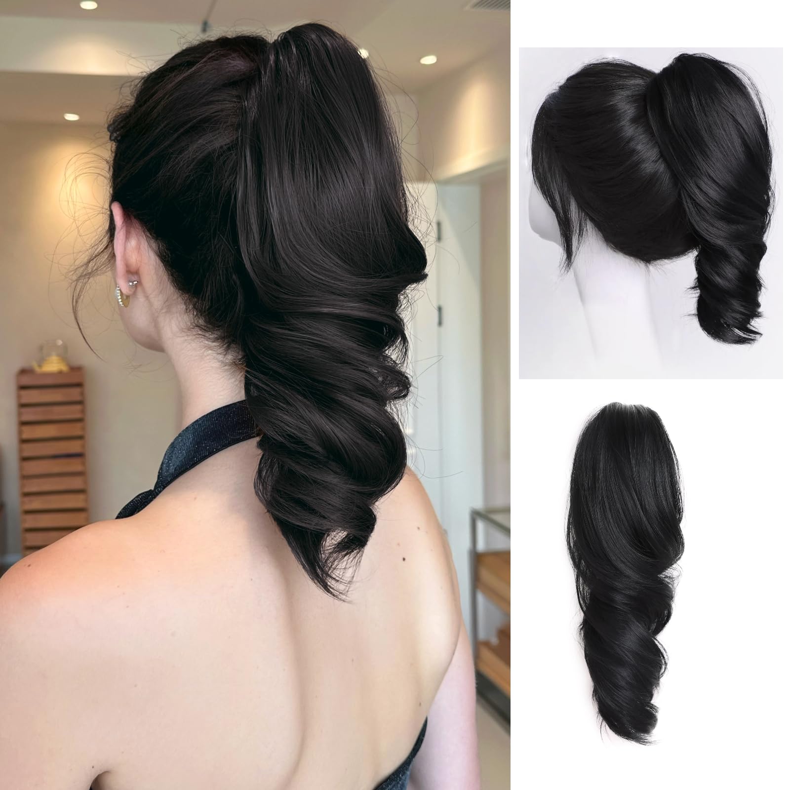 Photo 1 of XIXISNOW Claw Clip Ponytail Extension 12'' Short