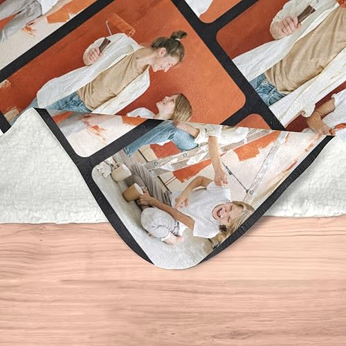 Miniatura 5 de Mantas personalizadas con fotos, para familia, regalo para Navidad, cumpleaños, día de la madre, día del padre