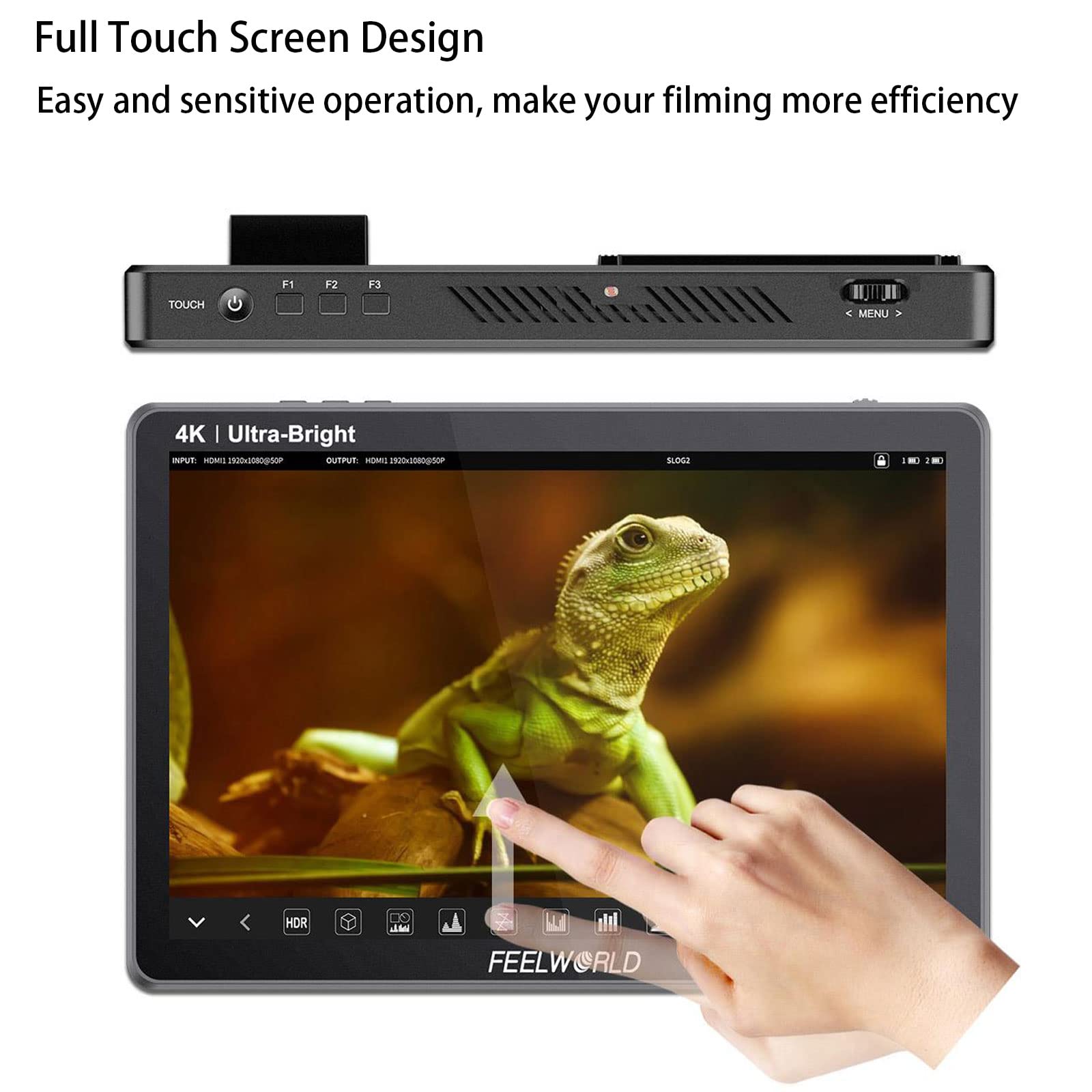 FEELWORLD LUT11S 10.1インチモニター FEELWORLD LUT11S 10.1 Inch Camera Field Monitor 3G-SDI 4K