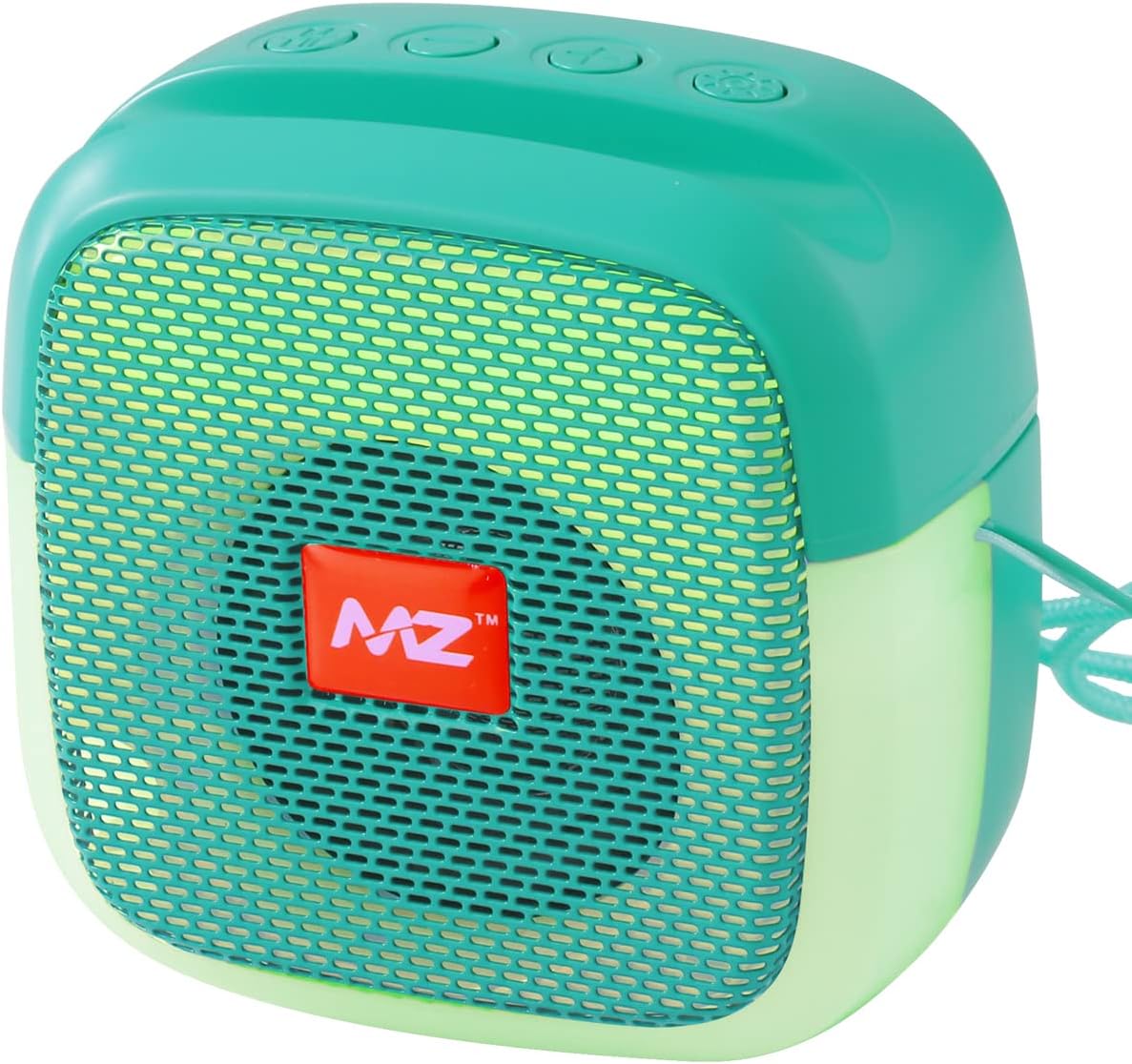 MZ M424SP (Portable Bluetooth Speaker) Dynamic Thunder Sound with Disco LED 5 W Bluetooth Speaker (Green, Stereo Channel)