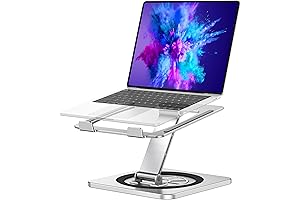 "Mesa para LapTopPortátil: Soporte Ajustable 360° Para Trabajo en Equipo"