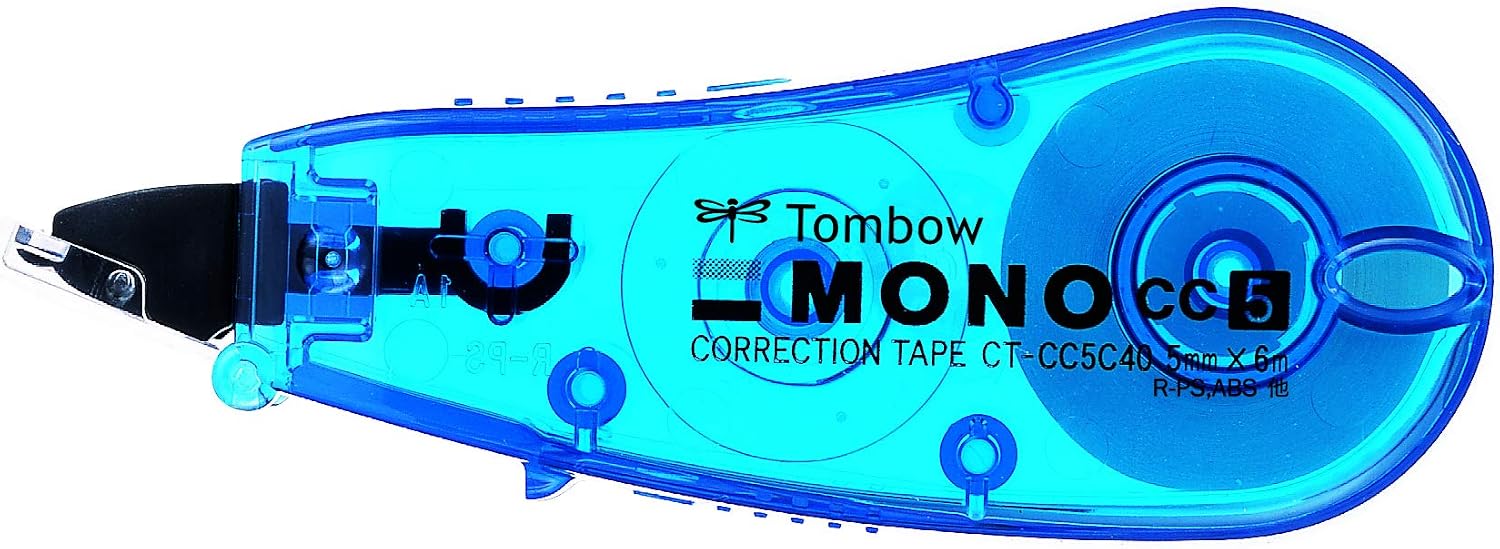 Tombow Mini Şerit Silici 5Mmx6M, Şeffaf Mavi