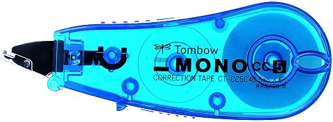 Tombow Mini Şerit Silici 5Mmx6M, Şeffaf Mavi