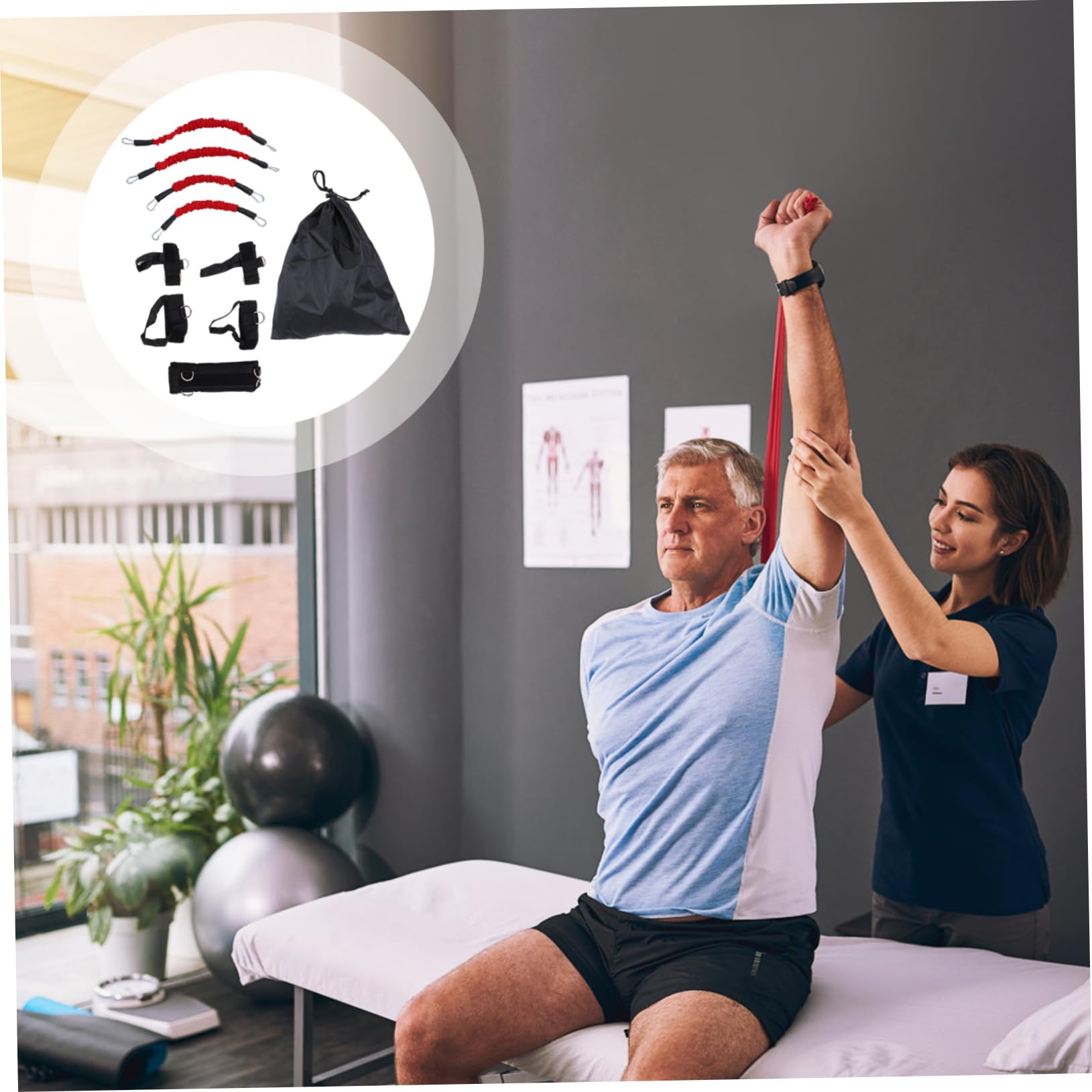 TOYANDONA Bandas De Resistencia para Ejercicios De Fitness Bandas De Resistencia para Ejercicios De Fitness Equipo De Entrenamiento De Fuerza Equipo De Gimnasio para El Hogar Correas