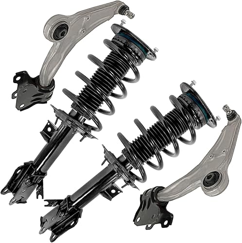 Miniatura 331 de Detroit Axle - Kit de puntales delanteros de 6 piezas para Chevrolet Aveo Aveo5 Pontiac G3 Wave, barra estabilizadora, varillas de acoplamiento