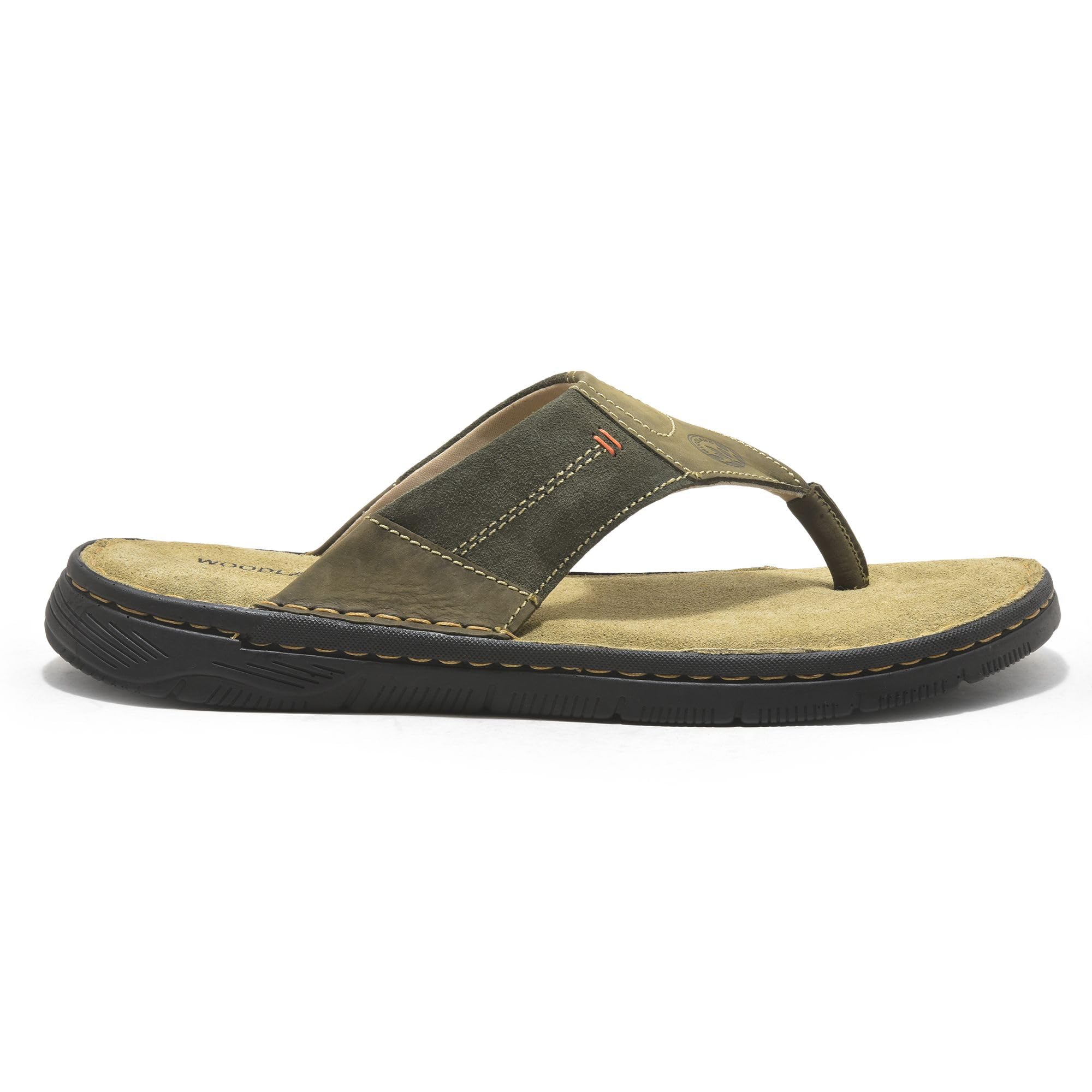 woodland Men's Leather Flip-Flop-picture-41