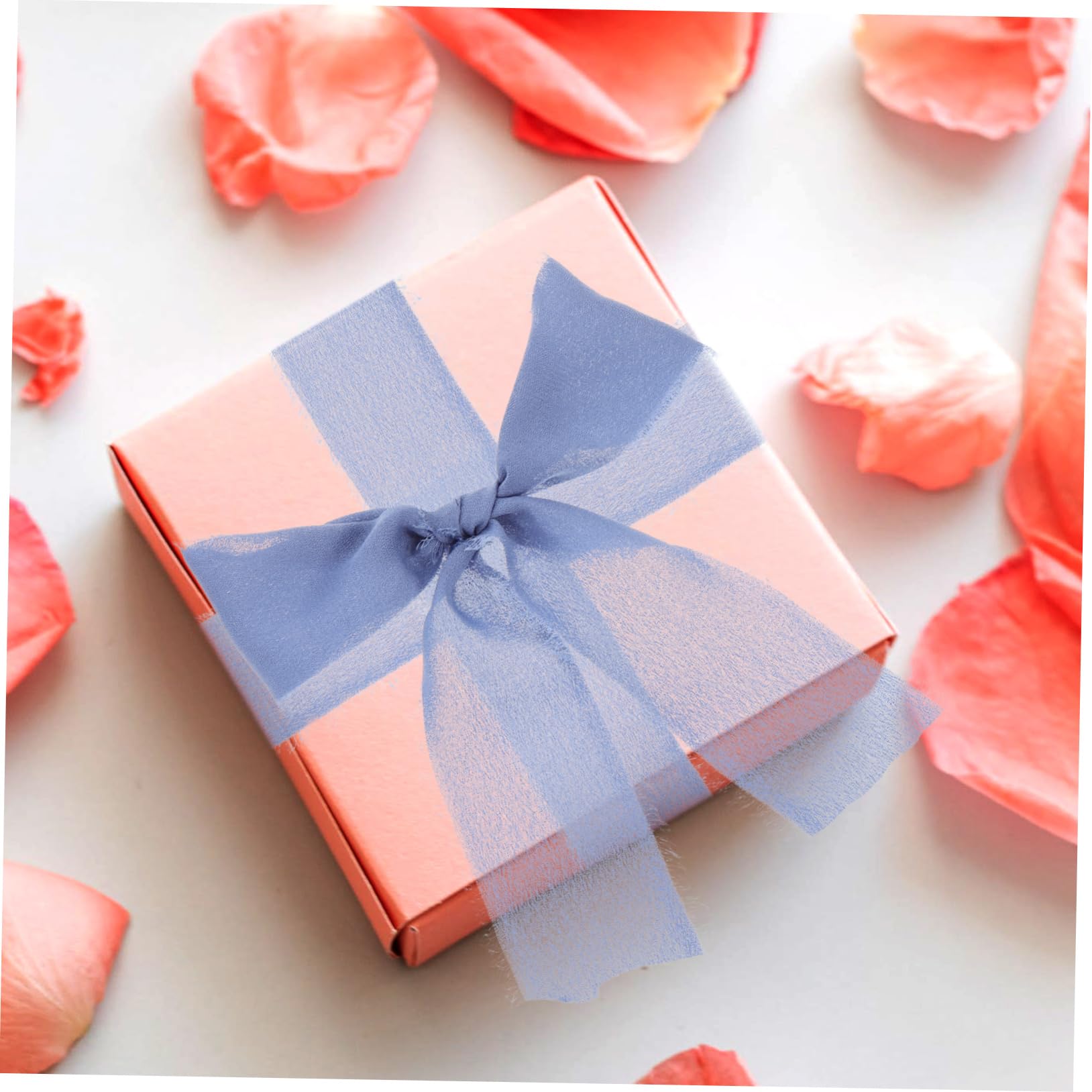 Lurrose 9stücke Teiliges Handgefertigter Chiffonbänder Dekorative Hochzeitsbänder Für -projekte Einladungskarten Und Geschenkverpackungen Leicht Und Einfach Zu Schneiden Für