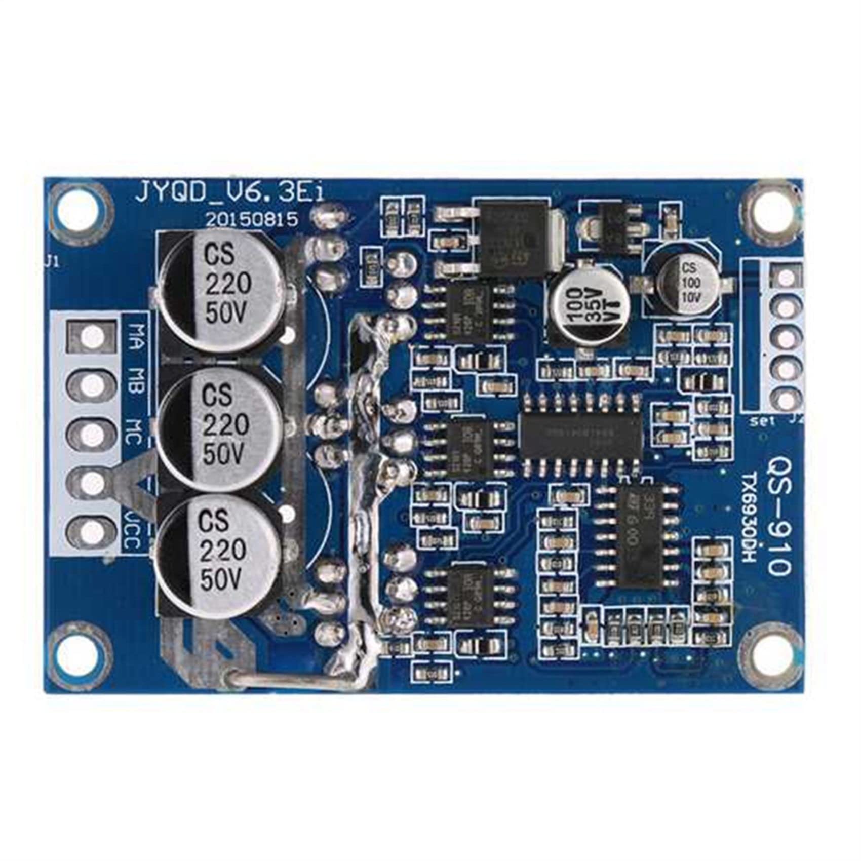 4Pc DC 12V-36V 500W Regolatore del Motore PWM Controllo bilanciato Scheda Driver Auto Uso Durevole (con Hall)
