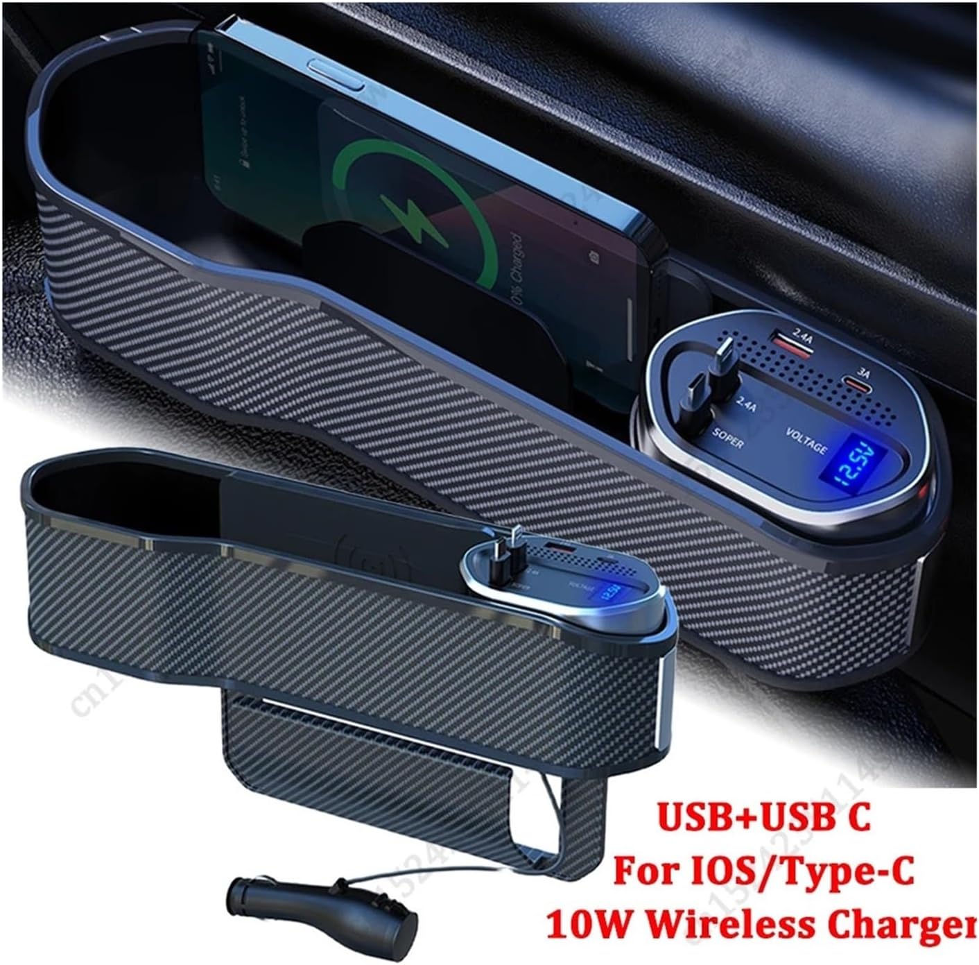 れ RLQYBD ユニバーサルカーシートギャップオーガナイザー カップホルダー