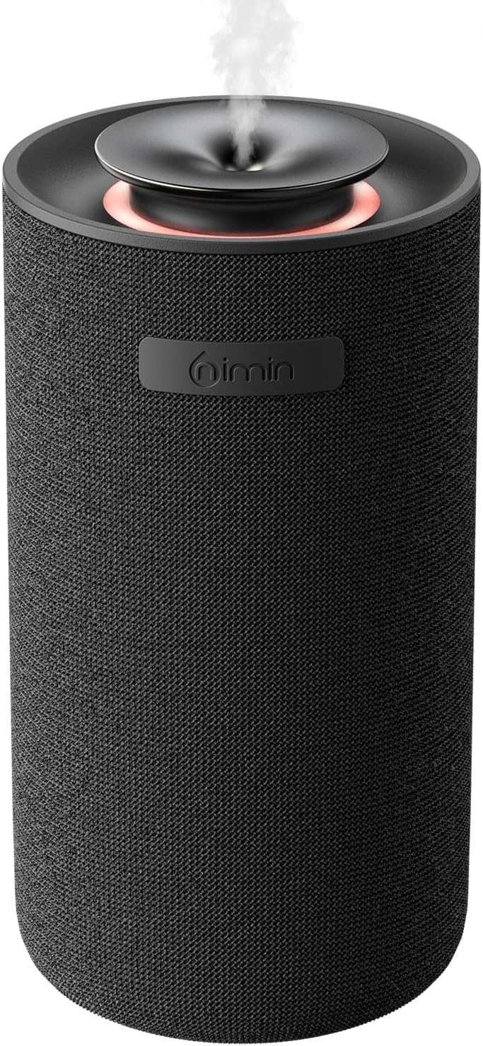 Waterless Car Diffuser & Home Aromatherapy Diffuser with Ignition-Activated Start/Stop | Cordless Portable Car Air Freshener for Essential Oils 5/10/15ml | Adjustable Scent, 2-in-1 Home/Car Mode