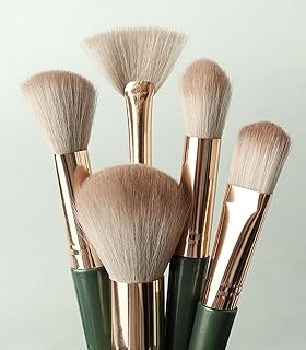 Juego de 14 brochas de maquillaje, base sinté...