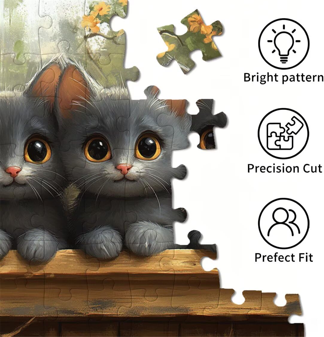 5000 sztuk puzzli dla dorosłych, gry rodzinne, roślina kot, n-873